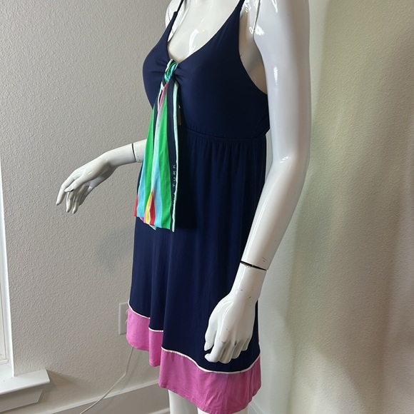 Trina Turk women’s deco stripe cover-up dress size medium - Picture 3 of 8